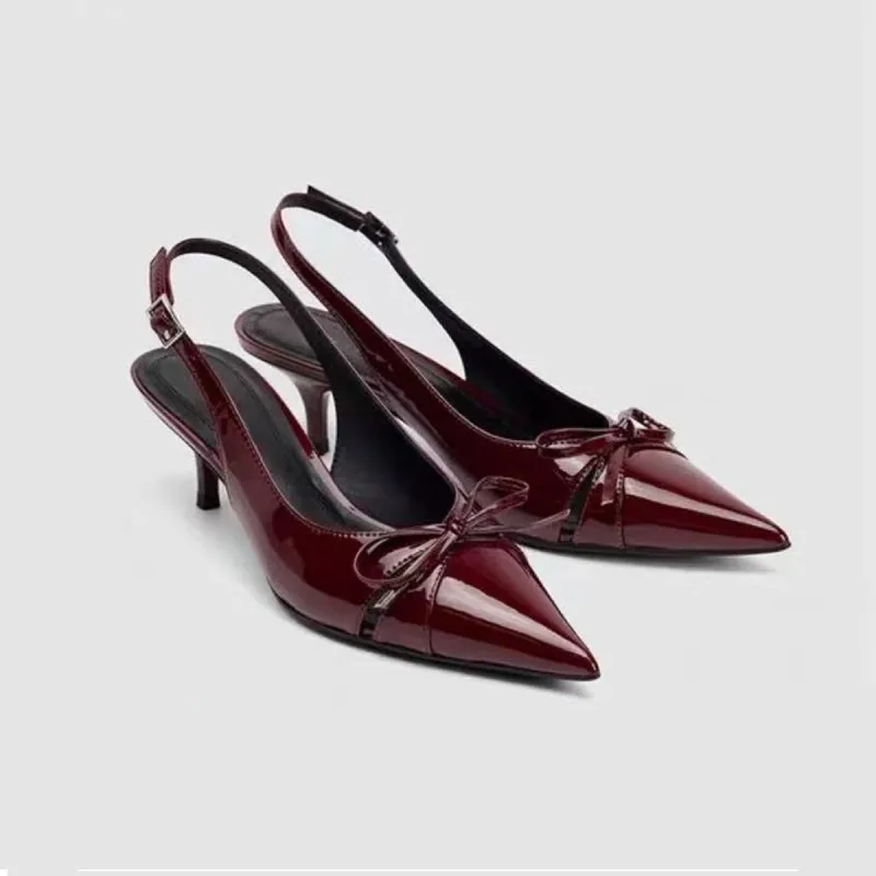 WUJI Slim Heel High Heels Women's-4