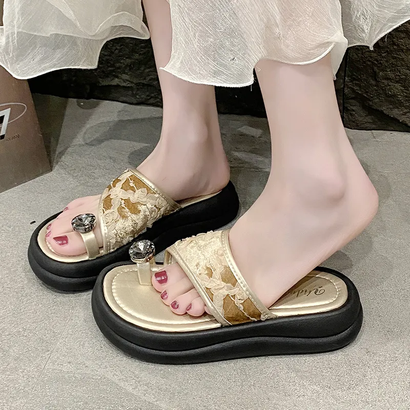 WUJI Slip Resistant Abrasion Resistant Slide Slippers Women's-14