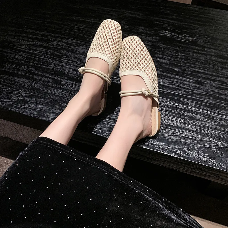 WUJI Slip Resistant Quick Dry Closed Toe Slippers Women's Apricot-2