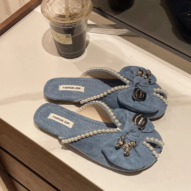 WUJI Abrasion Resistant Slip Resistant Closed Toe Slippers Women's-13