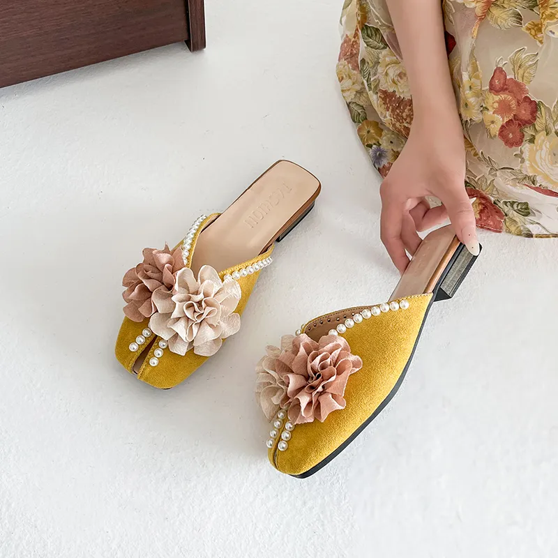 WUJI Abrasion Resistant Slip Resistant Closed Toe Slippers Women's-11