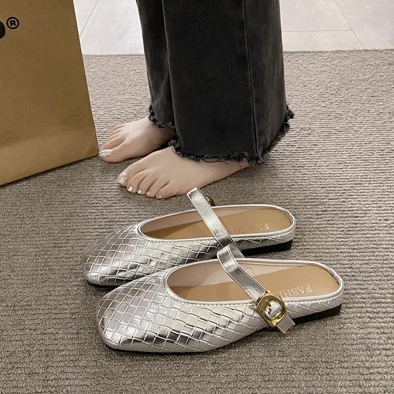 WUJI Slip Resistant Abrasion Resistant Closed Toe Slippers Women's-3