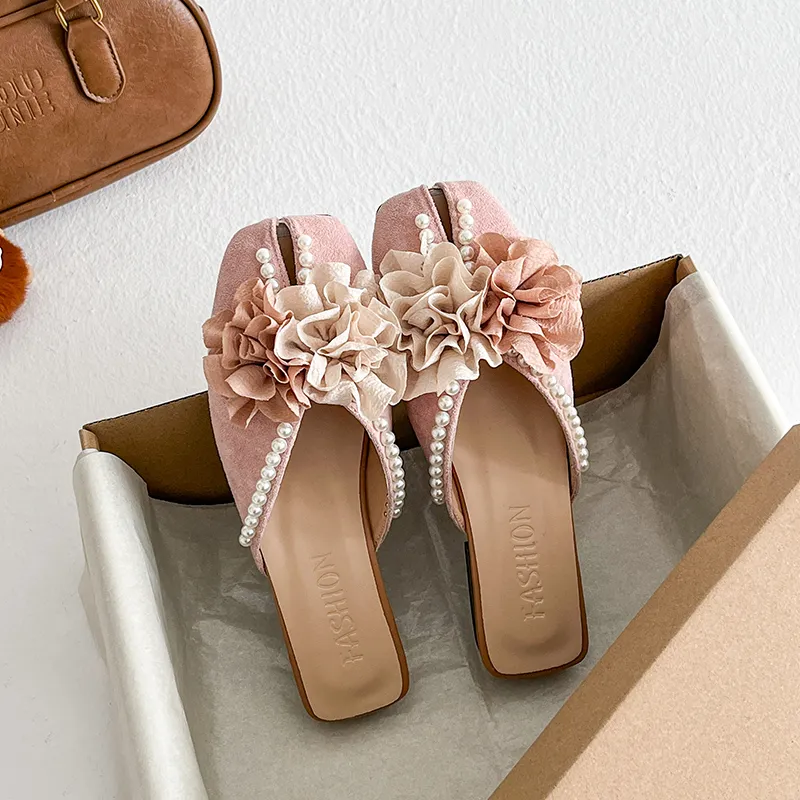 WUJI Abrasion Resistant Slip Resistant Closed Toe Slippers Women's-6
