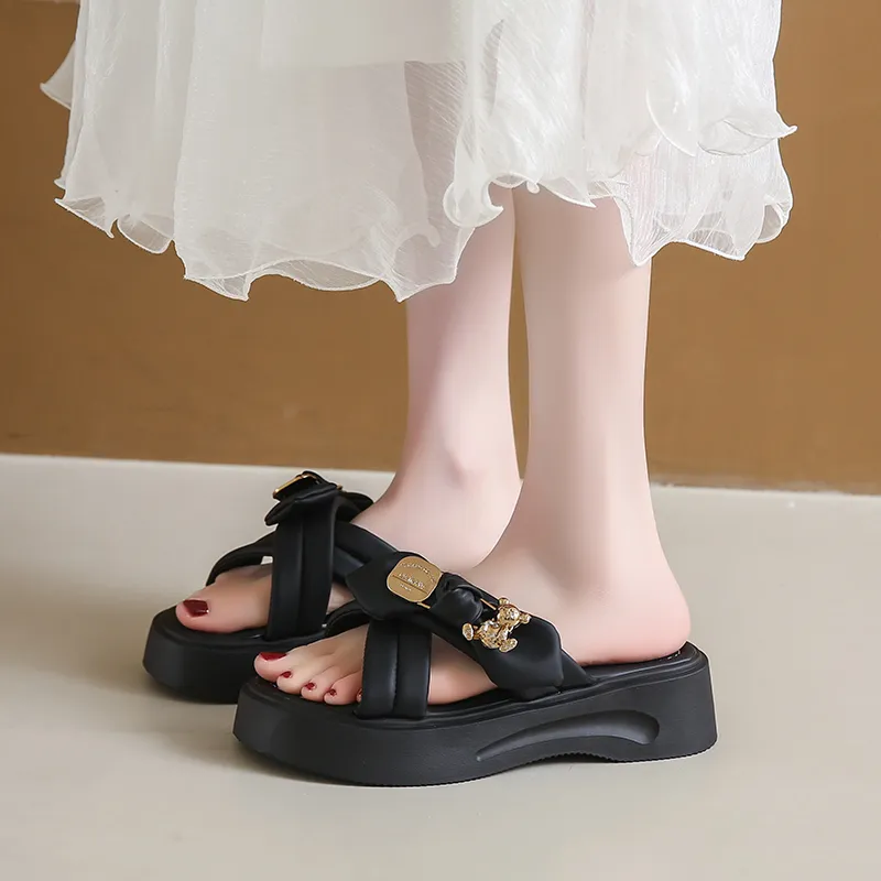 WUJI Slip Resistant Abrasion Resistant Slide Slippers Women's-10