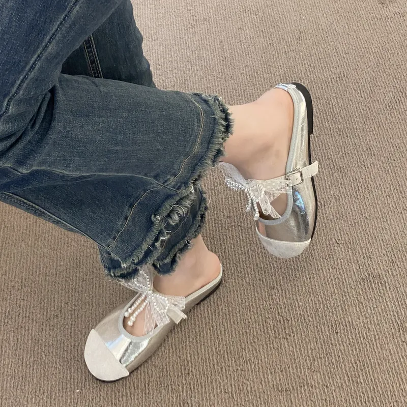 WUJI Slip Resistant Quiet Closed Toe Slippers Women's-7