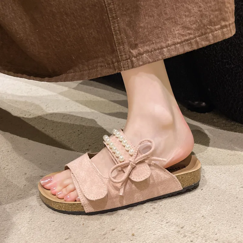 WUJI Rubber Sole Slip Resistant Abrasion Resistant Slide Slippers Women's-14