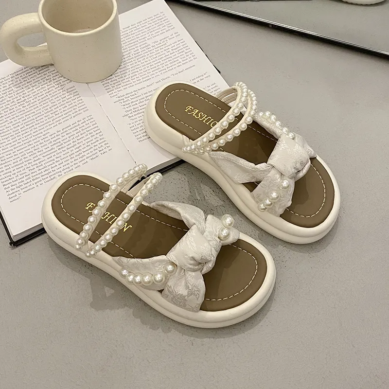 WUJI Rubber Sole Slip Resistant Odor Resistant Slide Slippers Women's-3