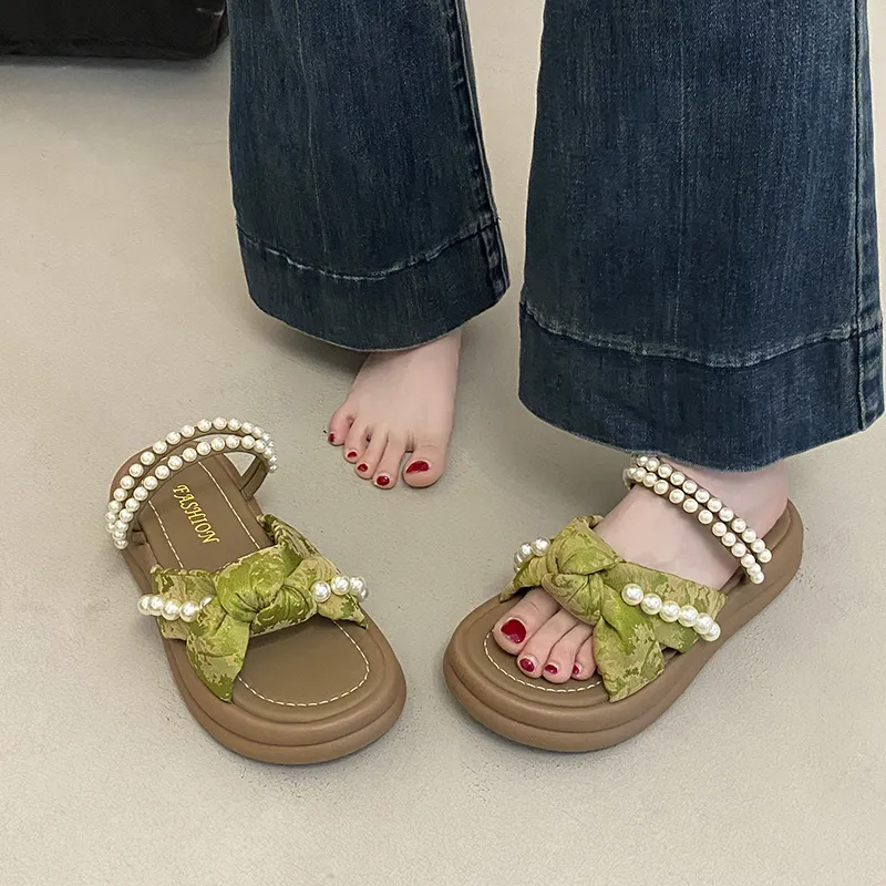 WUJI Rubber Sole Slip Resistant Odor Resistant Slide Slippers Women's-11