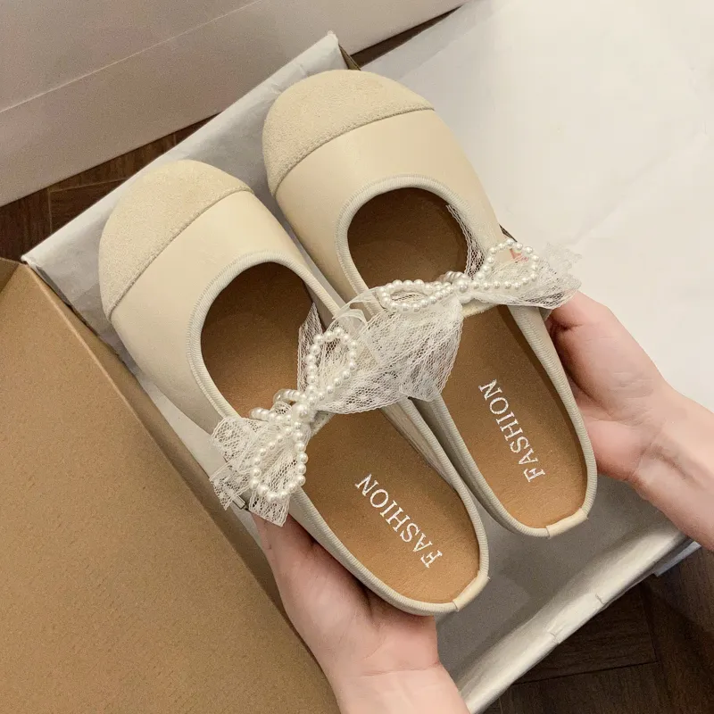 WUJI Slip Resistant Quiet Closed Toe Slippers Women's-1