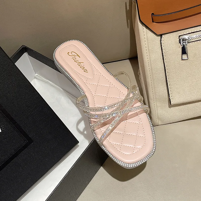 WUJI Slip Resistant Abrasion Resistant Slide Slippers Women's-10