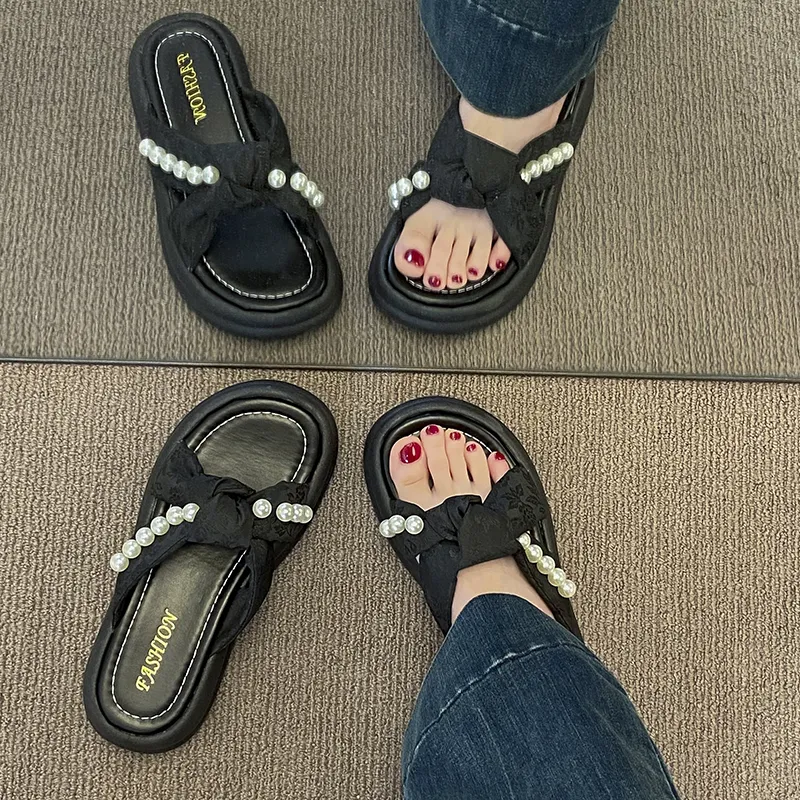 WUJI Slip Resistant Abrasion Resistant Slide Slippers Women's-9