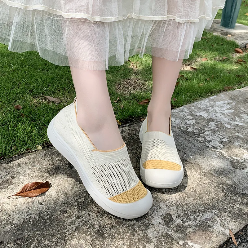 WUJI Breathable, Slip Resistant, And Abrasion Resistant Low Top Casual Shoes Women's-7