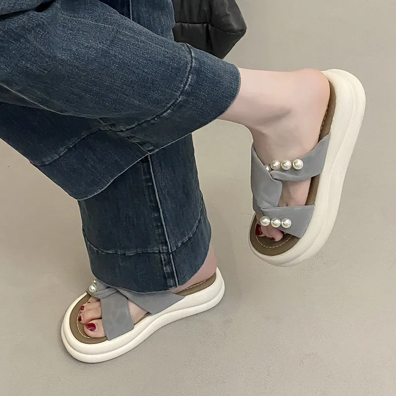 WUJI Rubber Sole Slip Resistant Slide Slippers Women's-1