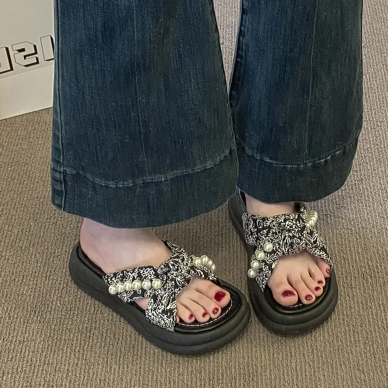WUJI Slip Resistant Abrasion Resistant Slide Slippers Women's-12