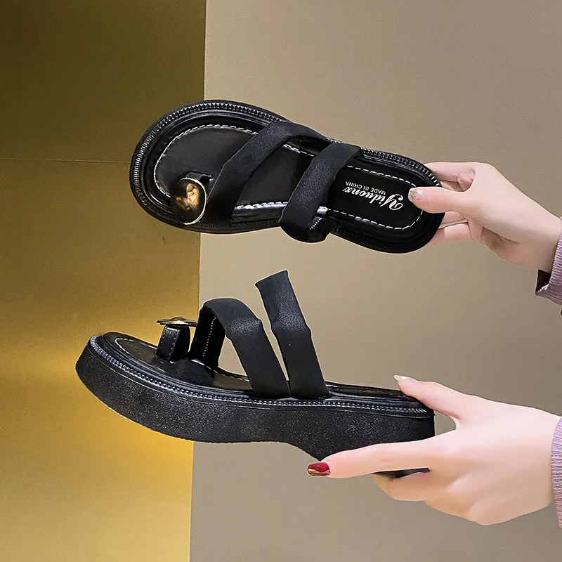 WUJI Rubber Sole Slip Resistant Abrasion Resistant Slide Slippers Women's-6