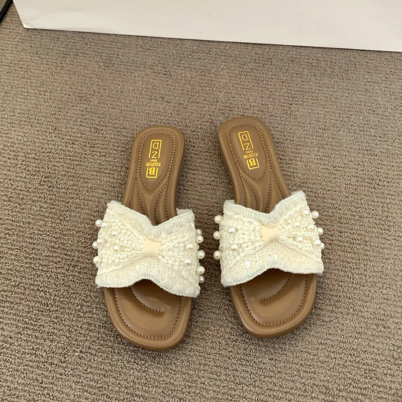 WUJI Rubber Sole Slip Resistant Abrasion Resistant Slide Slippers Women's-14
