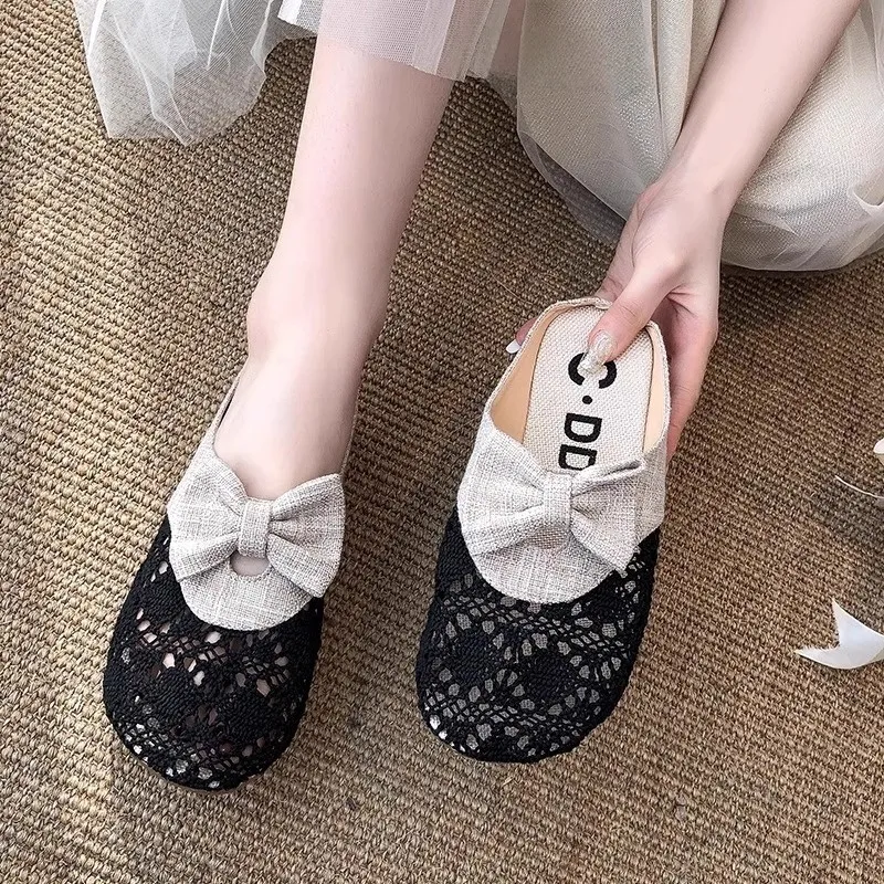 WUJI Rubber Sole Cut Out Abrasion Resistant Quick Dry Closed Toe Slippers Women's-3