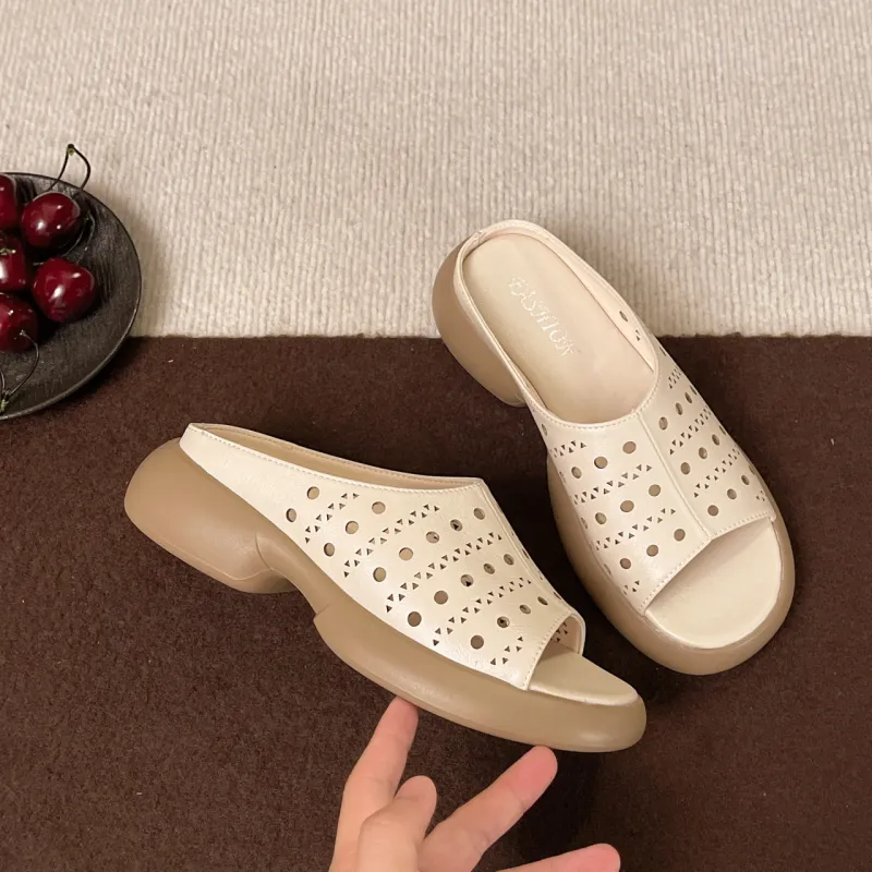 WUJI Slip Resistant Abrasion Resistant Slide Slippers Women's-6