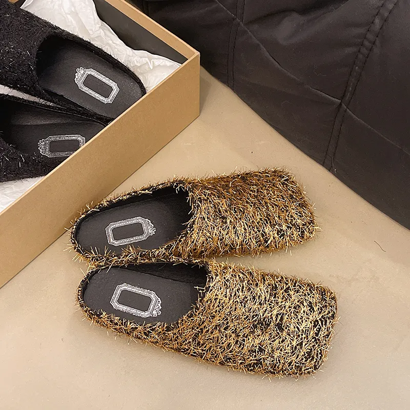 WUJI Slip Resistant Odor Resistant Closed Toe Slippers Women's-8