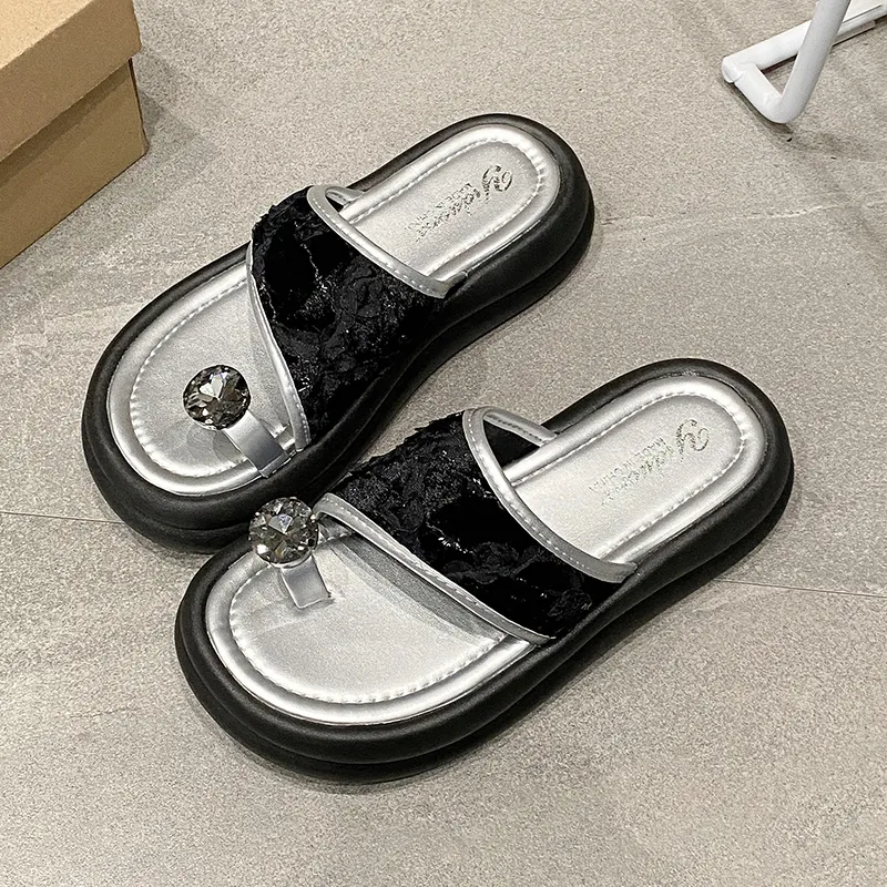 WUJI Slip Resistant Abrasion Resistant Slide Slippers Women's-6