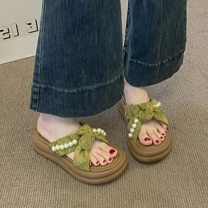 WUJI Slip Resistant Abrasion Resistant Slide Slippers Women's-1