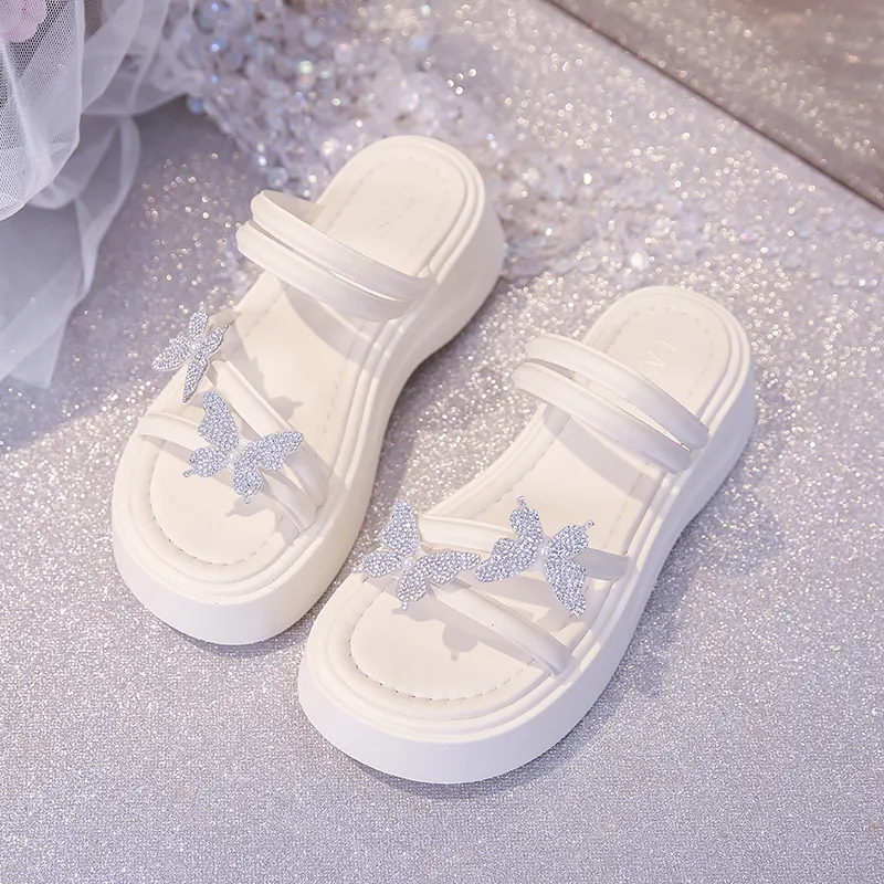 WUJI Rubber Sole Slip Resistant Abrasion Resistant Slide Slippers Women's-7