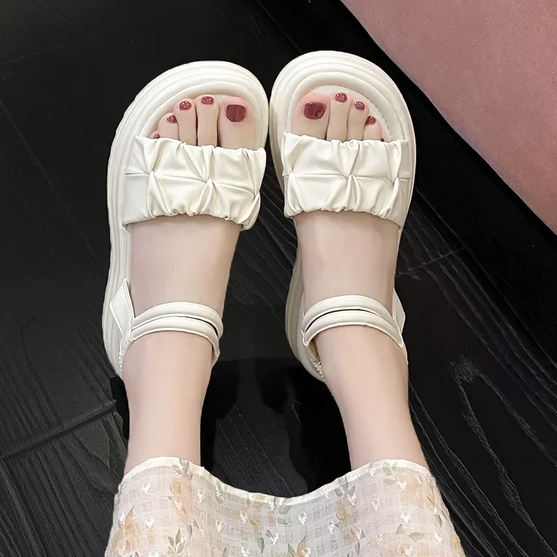 WUJI One Strap Sandals 5cm Women's-3