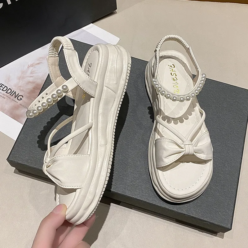 WUJI One Strap Sandals 5CM Women's-8