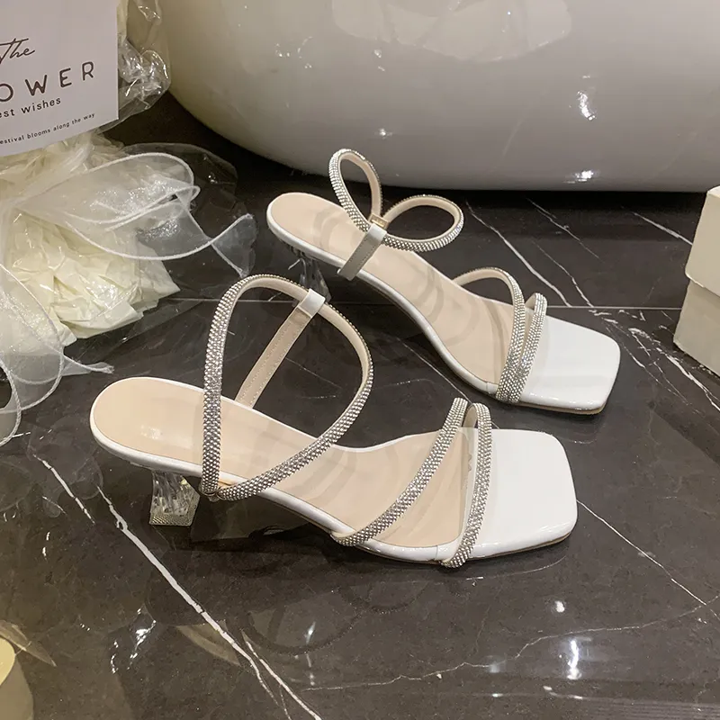 WUJI One Strap Sandals 6.5cm Women's-1