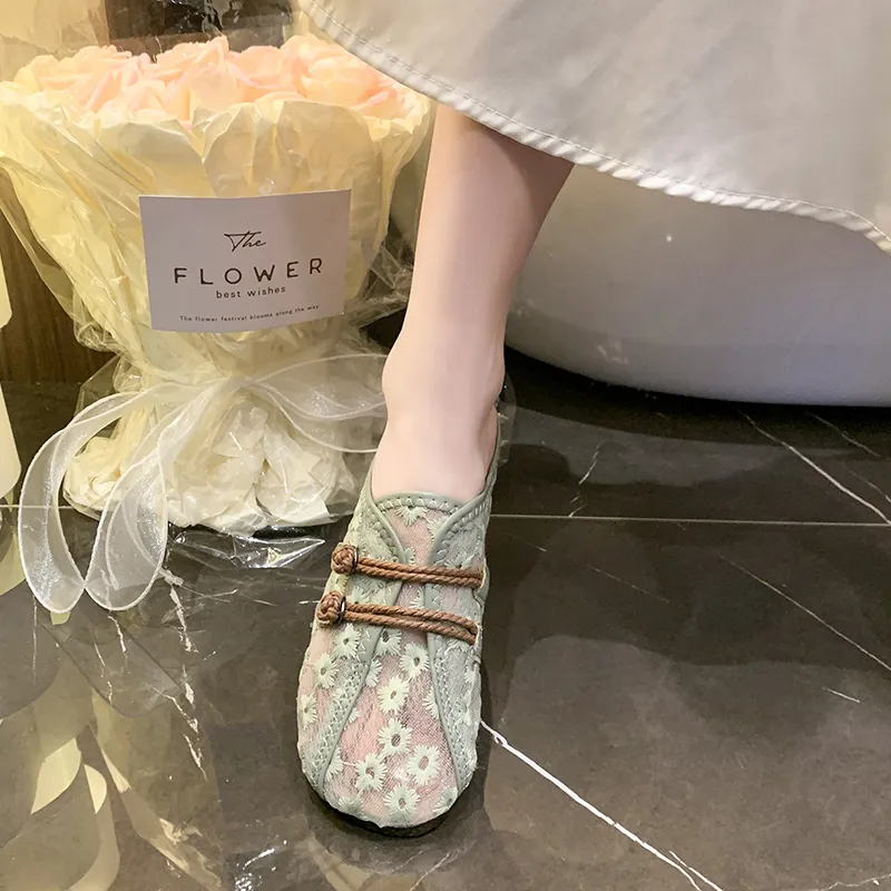 WUJI Slip Resistant Antibacterial Closed Toe Slippers Women's-8