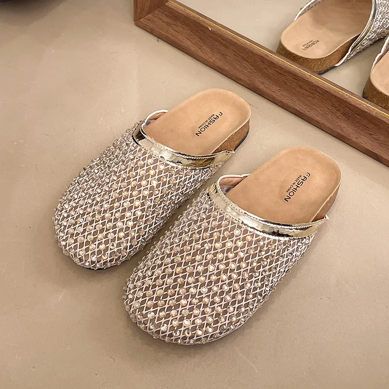 WUJI Slip Resistant Abrasion Resistant Closed Toe Slippers Women's-1