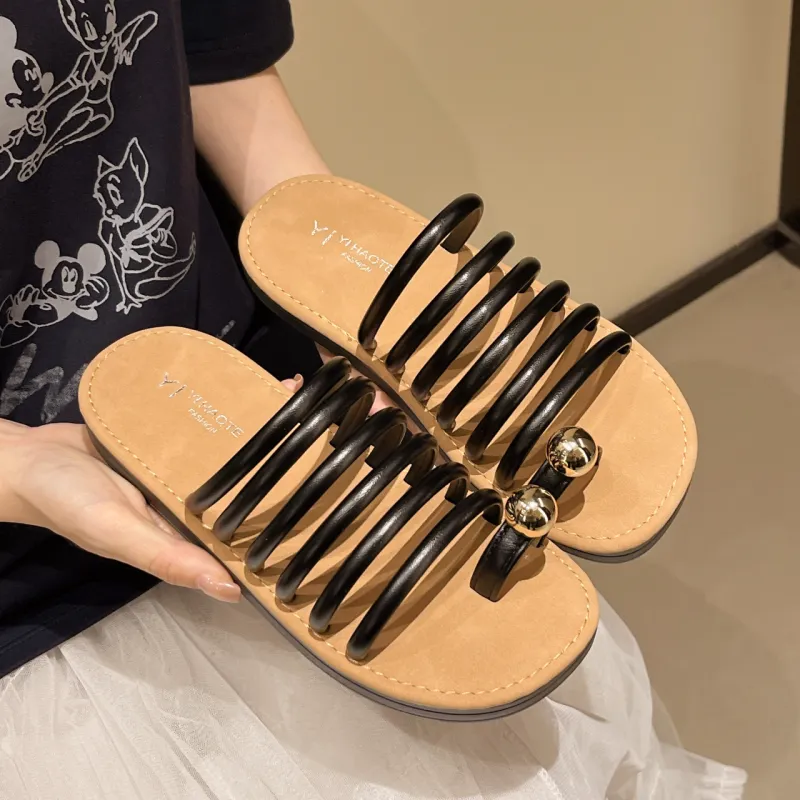 WUJI Slip Resistant Abrasion Resistant Cushioning Slide Slippers Women's-1