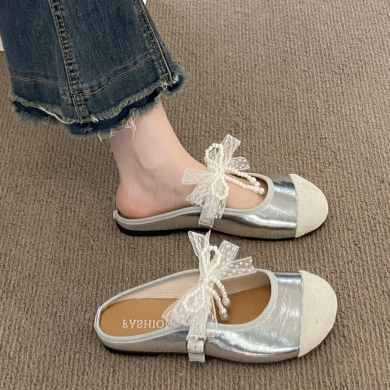 WUJI Slip Resistant Quiet Closed Toe Slippers Women's-9