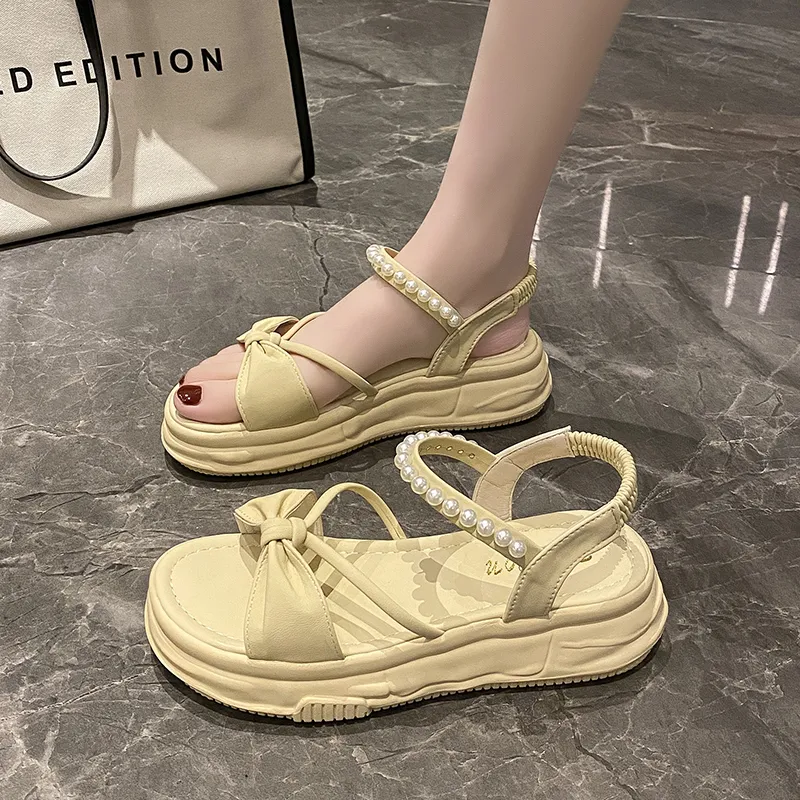 WUJI One Strap Sandals 5CM Women's-11