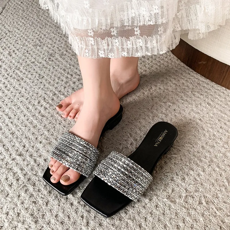 WUJI Slip Resistant Abrasion Resistant Slide Slippers Women's-1