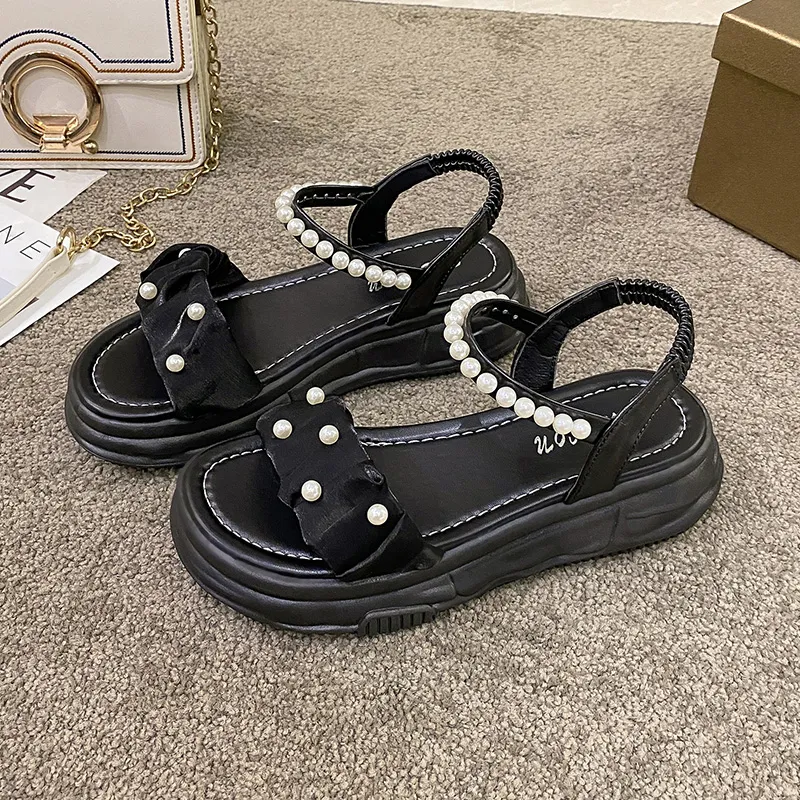 WUJI One Strap Sandals 5CM Women's-1