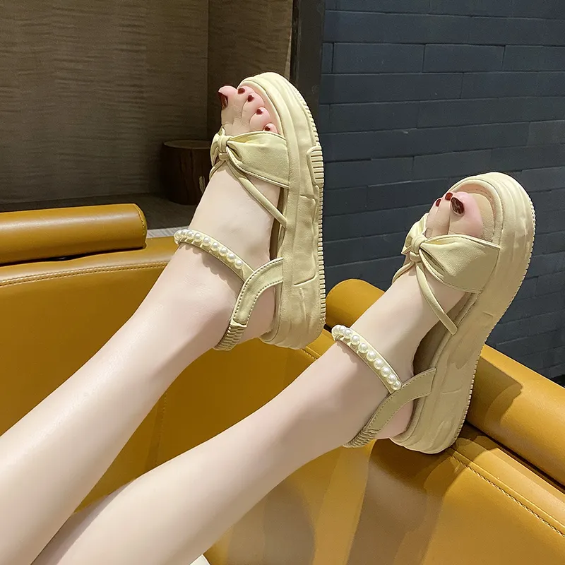 WUJI One Strap Sandals 5CM Women's-13