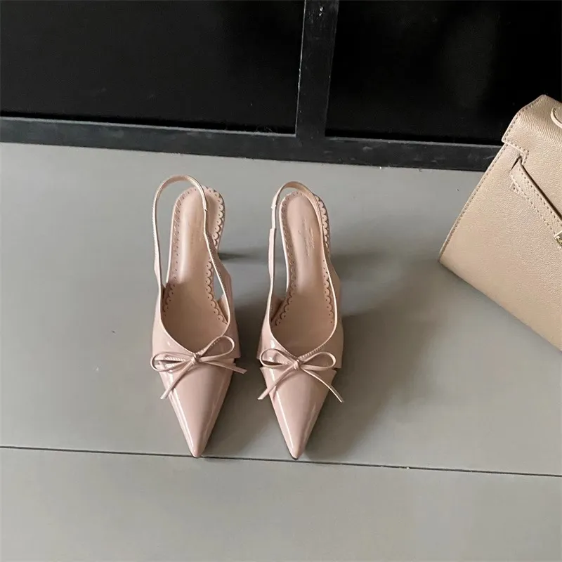 WUJI Slim Heel High Heels Women's-2