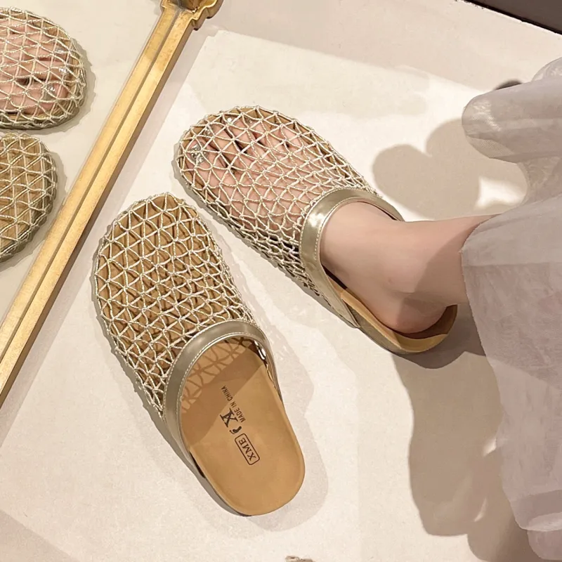 WUJI Slip Resistant Abrasion Resistant Closed Toe Slippers Women's-7