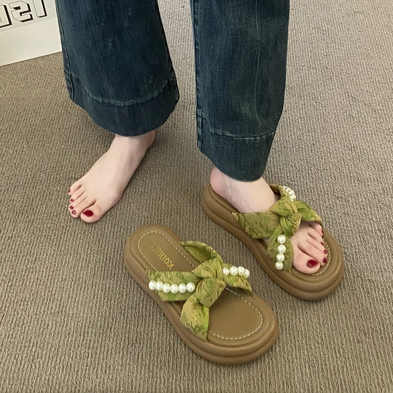 WUJI Slip Resistant Abrasion Resistant Slide Slippers Women's-4