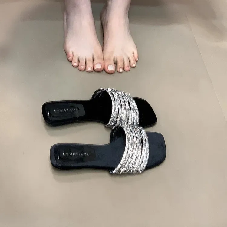 WUJI Slip Resistant Quiet Slide Slippers Women's-2