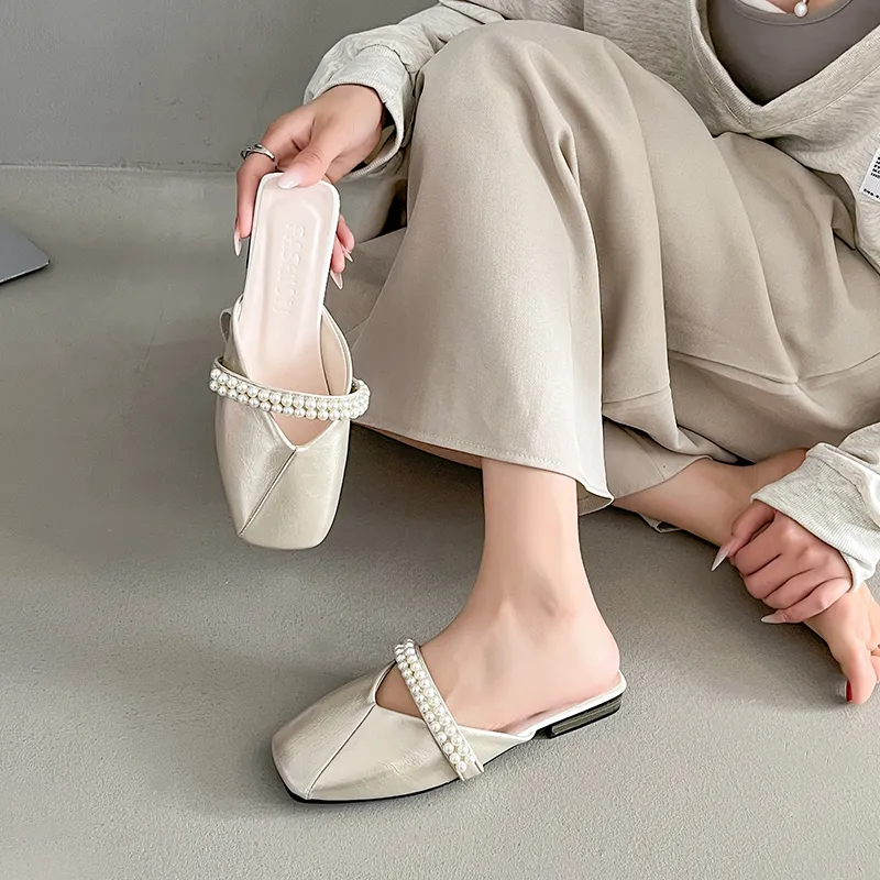WUJI Slip Resistant Abrasion Resistant Closed Toe Slippers Women's-6