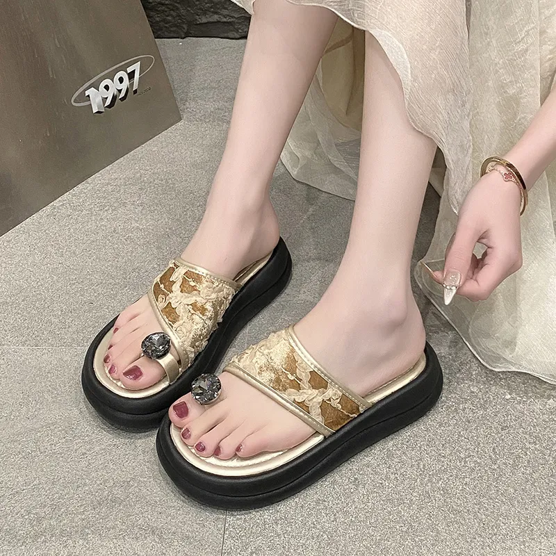 WUJI Slip Resistant Abrasion Resistant Slide Slippers Women's-12