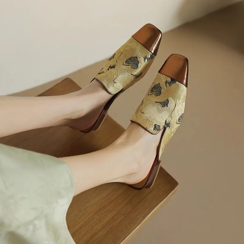 WUJI Abrasion Resistant Slip Resistant Closed Toe Slippers Women's-6