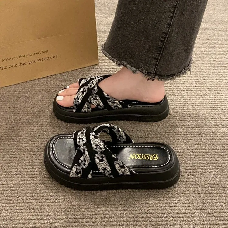 WUJI Slip Resistant Slide Slippers Women's-2