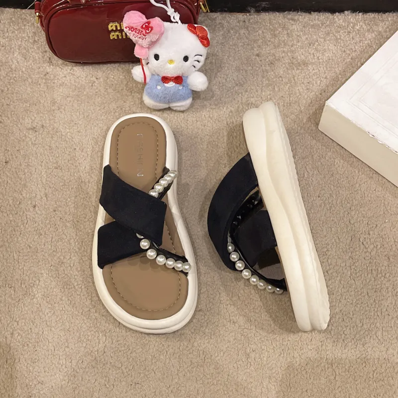 WUJI Slip Resistant Odor Resistant Slide Slippers Women's-4