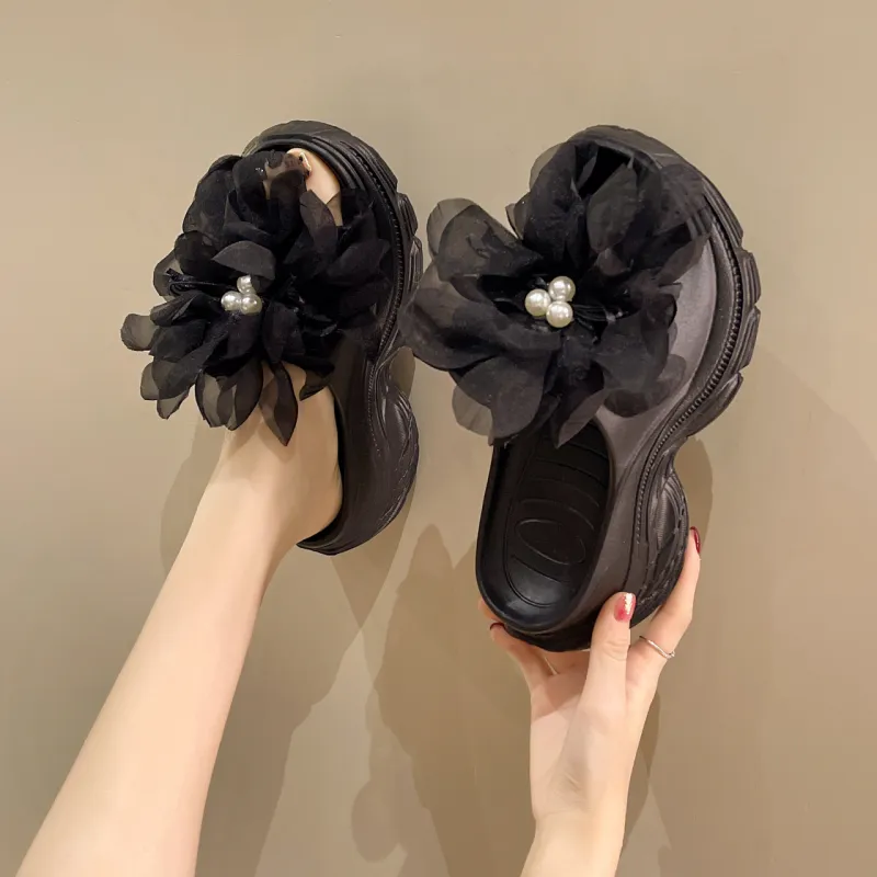 WUJI EVA Slip Resistant Abrasion Resistant Slide Slippers Women's-7