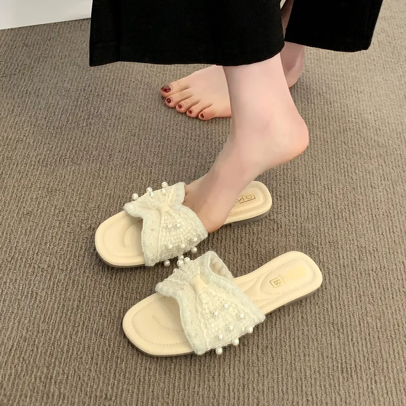 WUJI Rubber Sole Slip Resistant Abrasion Resistant Slide Slippers Women's-6