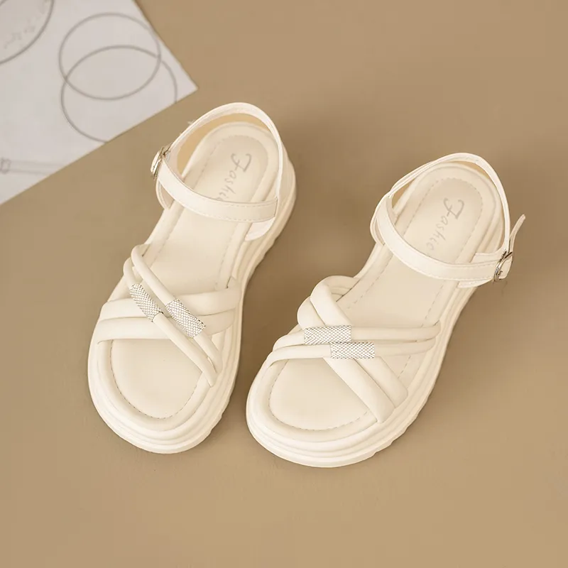 WUJI One Strap Sandals 5CM Women's-6