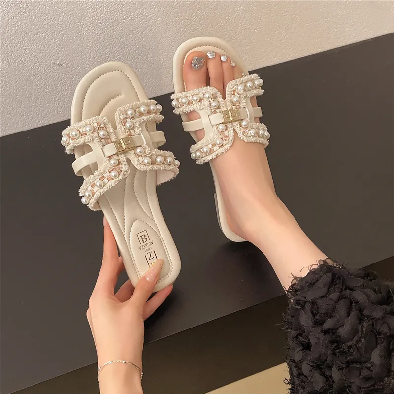 WUJI Slip Resistant Abrasion Resistant Slide Slippers Women's-11